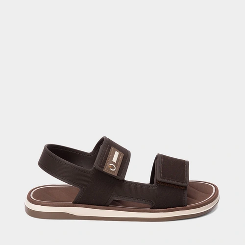 Sandália Masculina Cartago Málaga Sport Tiras Contato Marrom