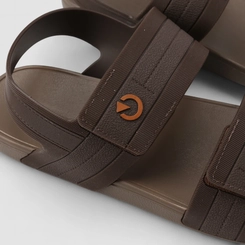 Sandália Masculina Cartago Tira Aderente Marrom