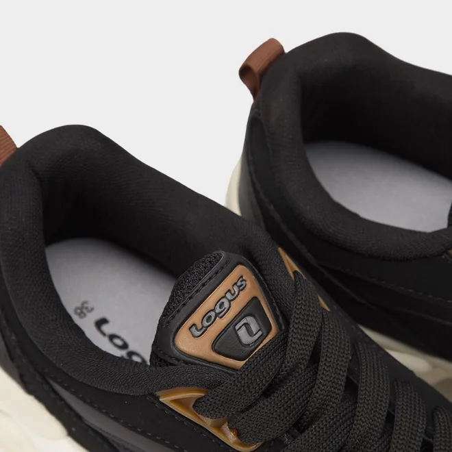 Tênis Casual Masculino Logus Sneaker Stride Preto
