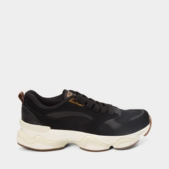 Tênis Casual Masculino Logus Sneaker Stride Preto