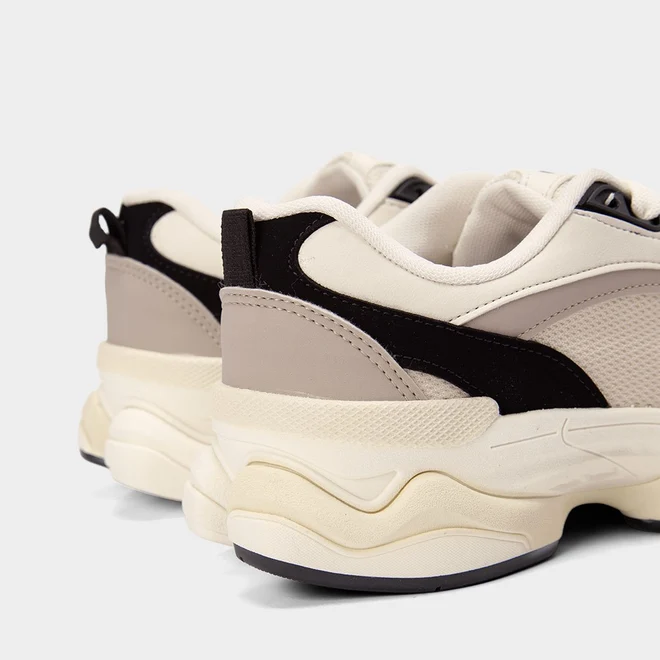 Tênis Chunky Masculino Logus Sneaker Stride Off White & Cinza