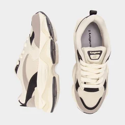 Tênis Chunky Masculino Logus Sneaker Stride Off White & Cinza