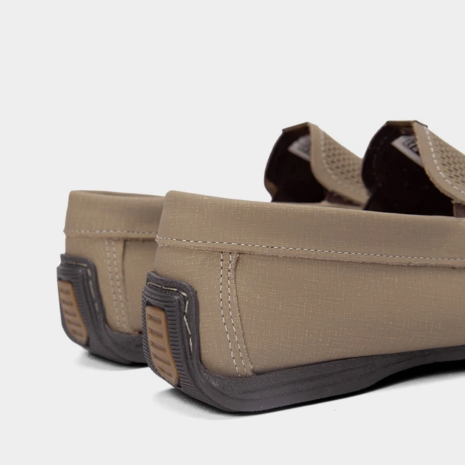 Mocassim Masculino Pegada Confort Couro Bege