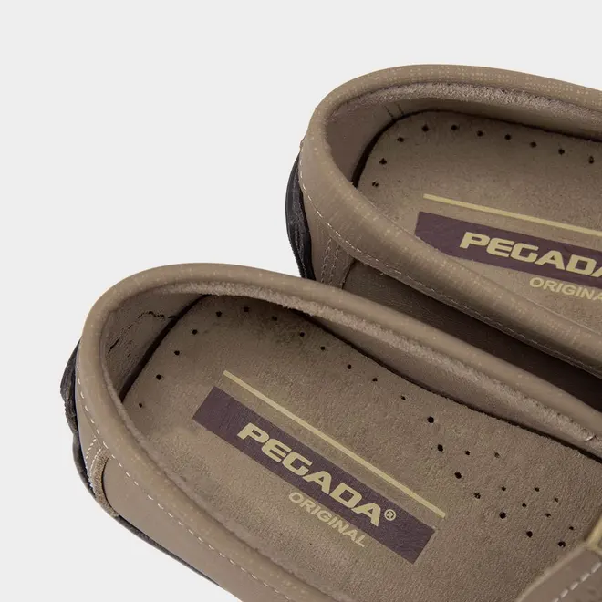 Mocassim Masculino Pegada Confort Couro Bege