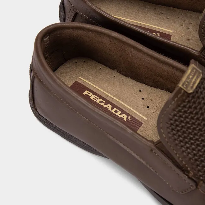 Mocassim Masculino Pegada Confort Original Couro Marrom