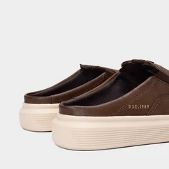 Mule Masculino Pegada Original Couro Marrom