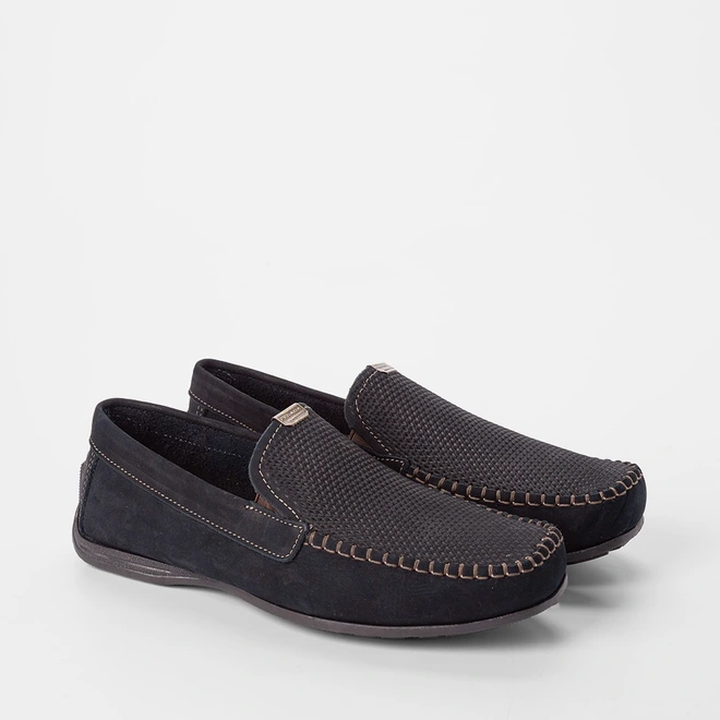 Mocassim Masculino Pegada Confort Original Couro Preto