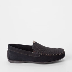 Mocassim Masculino Pegada Confort Original Couro Preto