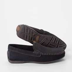 Mocassim Masculino Pegada Confort Original Couro Preto