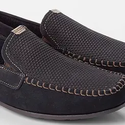 Mocassim Masculino Pegada Confort Original Couro Preto