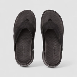 Chinelo Masculino Pegada Couro Preto