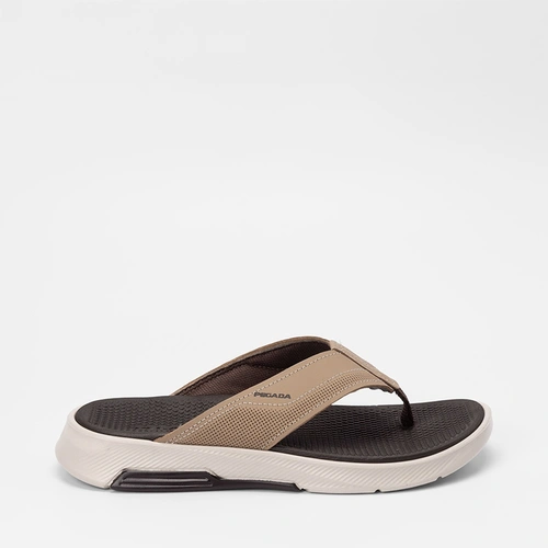 Chinelo Masculino Pegada Em Couro