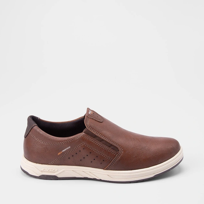 Slip On Masculino Pegada Original Marrom