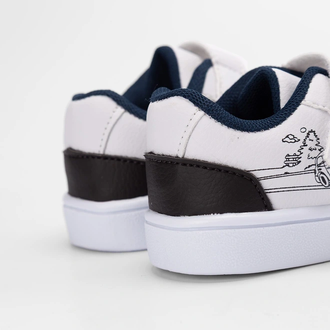 Tênis Casual Bebê Slink Goods + Brinde 6 Canetinhas Branco & Vermelho