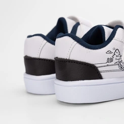 Tênis Casual Bebê Slink Goods + Brinde 6 Canetinhas Branco & Vermelho