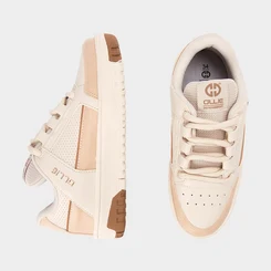 Tênis Casual Feminino Ollie Originals Street Bege