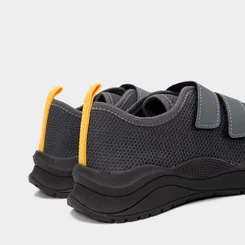 Tênis Casual Infantil Vertus Jogging Tiras Contato Grafite