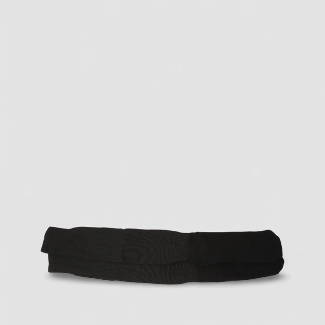 Meia Masculina STZ Cano Alto Futebol Preta