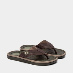 Chinelo Masculino Cartago Alabama Texturizado Marrom & Verde