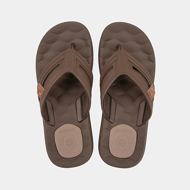 Chinelo Masculino Cartago Egeu IV Marrom