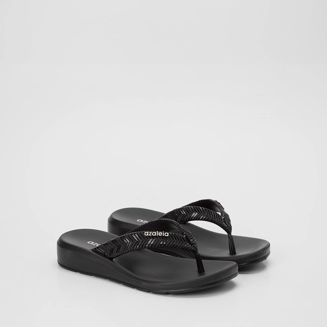 Tamanco Feminino Azaleia Lizi Anabela Preto