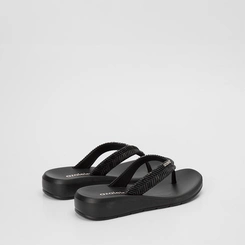 Tamanco Feminino Azaleia Lizi Anabela Preto