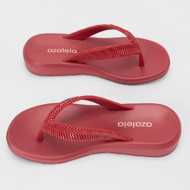 Tamanco Feminino Azaleia Lizi Anabela Vermelho