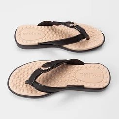 Tamanco Feminino Azaleia Anabela Enfeite Fivela Preto