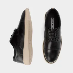 Sapato Social Masculino Mac & Jac Couro Preto