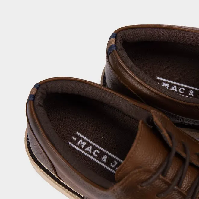 Sapato Social Masculino Mac & Jac Couro Caramelo