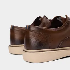 Sapato Social Masculino Mac & Jac Couro Caramelo