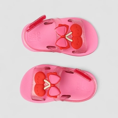 Sandália Infantil Zaxy Cereja Glitter Rosa