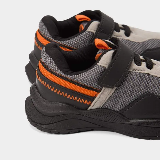 Tênis Casual Infantil Vertus Jogging Tira Contato Grafite