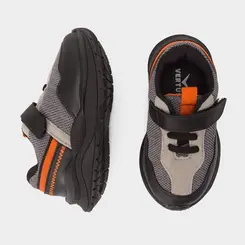 Tênis Casual Infantil Vertus Jogging Tira Contato Grafite