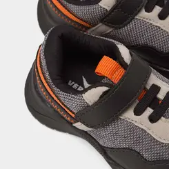Tênis Casual Infantil Vertus Jogging Tira Contato Grafite