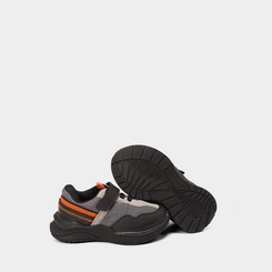 Tênis Casual Infantil Vertus Jogging Tira Contato Grafite