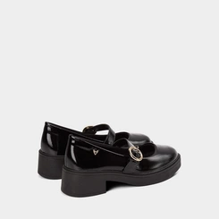 Sapato Boneca Mississipi Plataforma Verniz Preto