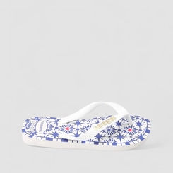 Chinelo Feminino Havaianas Original Azul & Branco