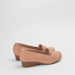 Mocassim Feminino Modare Ultraconforto Detalhe Pedraria Nude