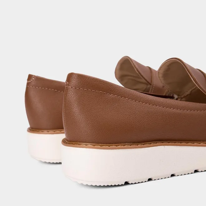 Mocassim Flatform Feminino Modare Ultraconforto Marrom