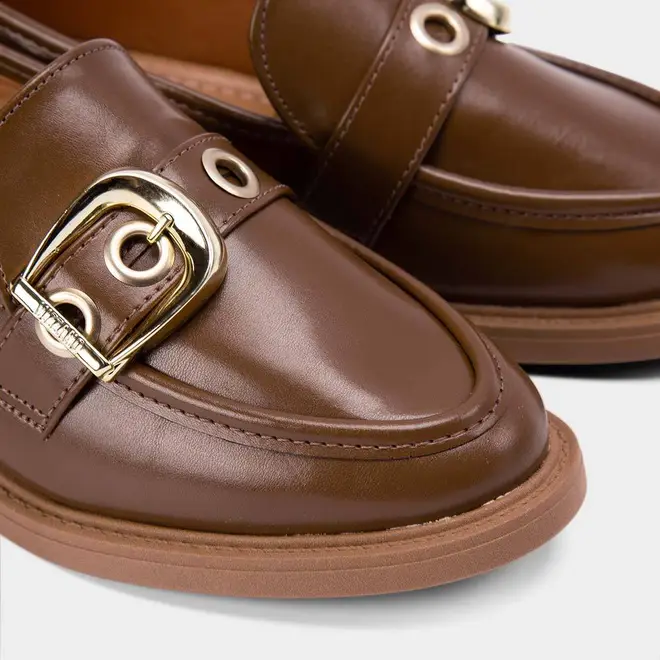 Mocassim Feminino Vizzano Enfeite FIvela Marrom