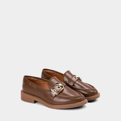Mocassim Feminino Vizzano Enfeite FIvela Marrom