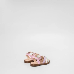 Sandália Bebê Gabrielinha Tiras Cruzadas Multicolor