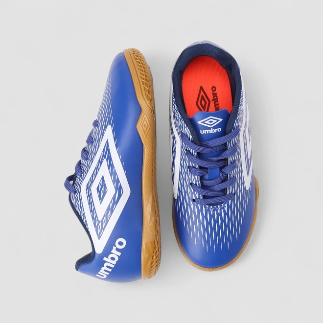 Chuteira Futsal Infantil Umbro Azul
