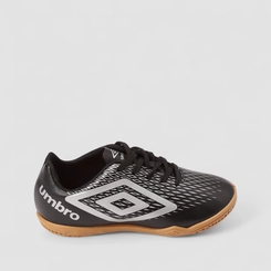 Chuteira Society Infantil Umbro Preta E Prata