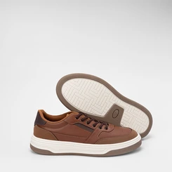 Tênis Casual Masculino Mac & Jac Caramelo
