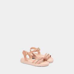 Sandália Infantil Gabrielinha Multitiras Strass Rosa