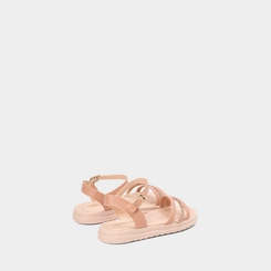 Sandália Infantil Gabrielinha Multitiras Strass Rosa