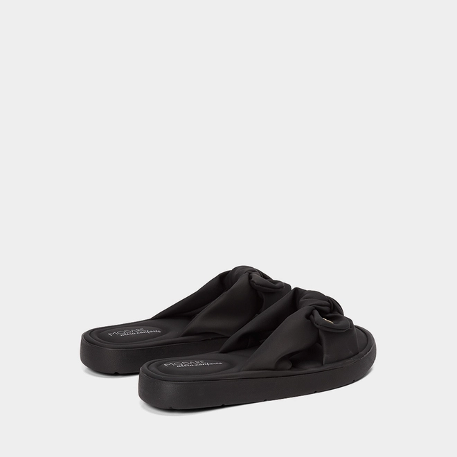 Tamanco Feminino Modare Ultraconforto Nobuck Detalhe Laço Preto