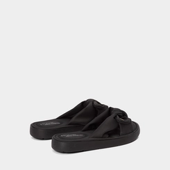 Tamanco Feminino Modare Ultraconforto Nobuck Detalhe Laço Preto